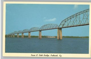 Postcard Irvin s Cobb Bridge in Paducah Kentucky KY