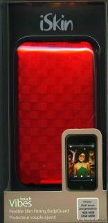 iSkin Vibes iPod Touch 2G & 3G PolyCarbonate Crystal Case   Red