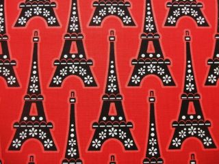 La Tour Eiffel Tower Paris France Timeless Treasures Cotton Fabric