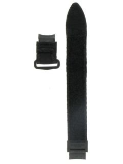 Timex Ironman 20mm Nylon Velcro Black Color Watch Band
