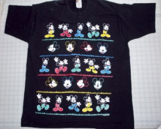Mickey Mouse UNLIMITED Jerry Leigh VINTAGE Tee T Shirt ~ Size XL1970s