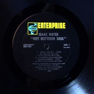 Isaac Hayes Hot Buttered Soul LP Enterprise ENS1001 ORG US 1969 Soul