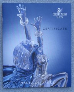 Swarovski Crystal Magic of Dance Isadora Figurine with Stand Mint in