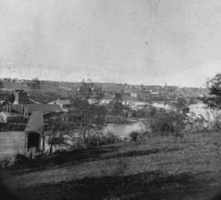 Richmond, Virginia. View of Belle Isle 1865 Apr. Vintage Black & White