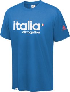 Italy Soccer Adidas Soccer UEFA Euro 2012 All Together T Shirt