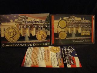 2007 Presidential Dollar Series G Washington J Adams