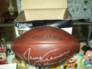 Jerry Kramer Autographed Football