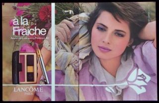 1983 Lancome Isabella Rossellini Magazine Print Ad