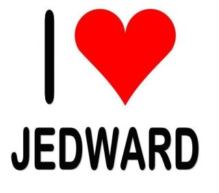 Love Heart Jedward Iron on T Shirt Transfer A4 A5