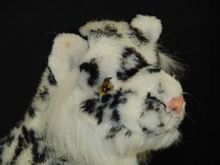Lifelike Plush Fur Snow Leopard Lynx Stuffed Animal Toy