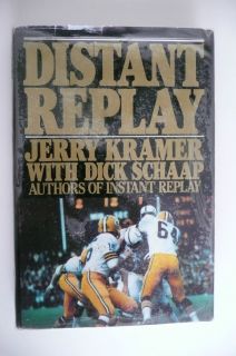 Distant Replay by Jerry Kramer with Dick Schaap Green Bay Packers Ex