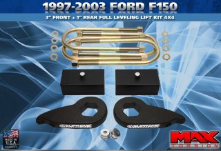 1997 2003 Ford F 150 3 Front 1 Rear Leveling Lift Kit 4x4 4WD Pro