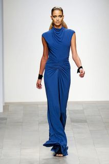 Issa London Designer Runway Long Blue Dress