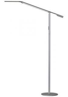 Koncept Gen 3 Z Bar Daylight LED Modern Floor Lamp Silver
