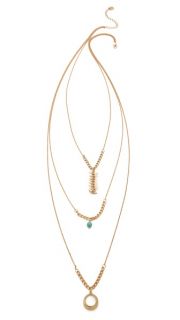Jules Smith Tangier Layered Charm Necklace
