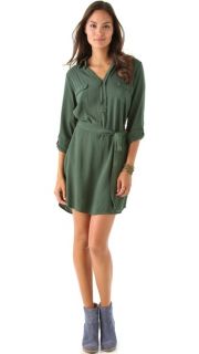 Splendid V Neck Shirtdress