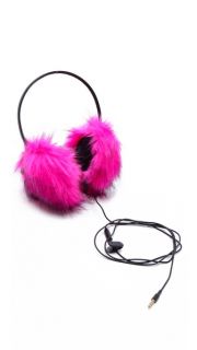 Juicy Couture Faux Fur Earmuff Headphones
