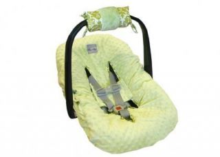 Itzy Ritzy RW8024 Wrap Infant Car Seat Handle Cushion Avocado Damask