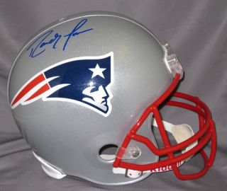 Randy Moss Autographed Patriots Full Size Helmet
