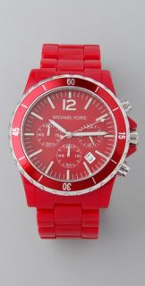 Michael Kors Round Oversized Red Watch