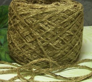 Ivy Cottage Yarn Faded Army Green Fingering Weight Chenille