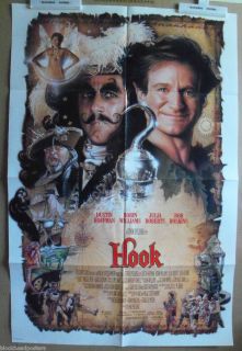  Original Movie Poster Dustin Hoffman Robin Williams J Roberts