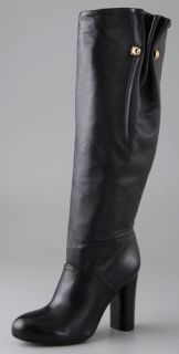 Tory Burch Carline Pin Ruched Boots