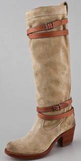 Frye Jane Suede Stappy Boots
