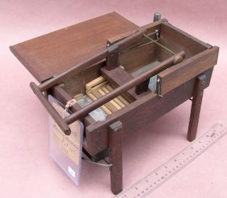  Machine US Patent Model by J. Bennett Salesman Sample Size Antique