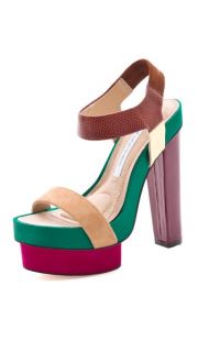 Diane von Furstenberg Toy Colorblock Sandals