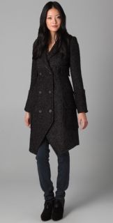 SMYTHE Herringbone Midi Coat