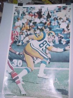 1977 Jack Youngblood Los Angeles Rams Sports Illustrated Poster