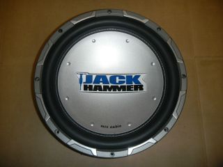 MTX Jackhammer JH4512 04 1 Way 12 Car Subwoofer SERIOUS BASS 1 speaker