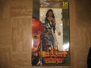 Cannibal Jack Sparrow 18 Motion Activated Sound Figure Nbib New
