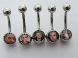 Amazing Pop Stars Collection of Logo Belly Navel Bars One Direction