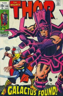 Jack Kirby The Mighty Thor 168 Production Art Cover