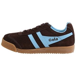 Gola Harrier Suede (Toddler/Youth)   CKA192 BRN   Retro Shoes