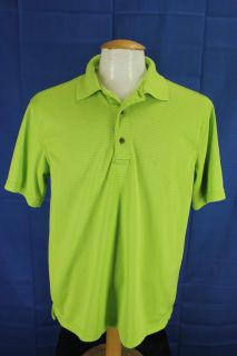 Jack Nicklaus Golden Bear Lime Green Polo Shirt Medium