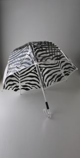Felix Rey Clear Bubble Zebra Umbrella