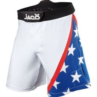 Jaco USA Resurgence MMA Fight Shorts White