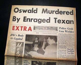 Lee Harvey Oswald Jack Ruby Murder JFK Kennedy Assassination 1963