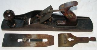 Vtg Old Stanley Bailey No 5 1 2 Jack Plane SW SWTM Antique Tool Patent