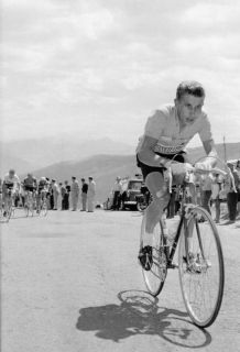 Jacques Anquetil 5 Times Tour de France Champion Poster