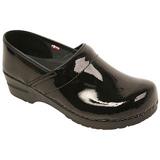 Sanita Clogs Professional Patent Mens   457406M 2   Casual Shoes
