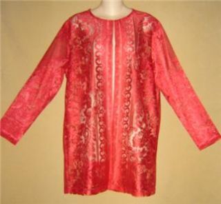 Vintage Red C rochet lace jacket/cardigan. Fits a size XXL 1X best. It