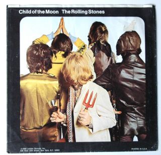 Rolling Stones PS Jumpin Jack Flash Picture Sleeve Child of The Moon