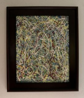 Jackson Pollock Style   Original Abstract Expressionism Painting by