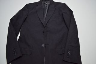 Marc Jacobs Black Maroon Black Coat Jacket M Medium
