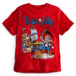  Jake and The Never Land Pirates Team Jake Red T Tee Shirt