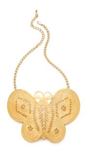 Kenneth Jay Lane Butterfly Necklace